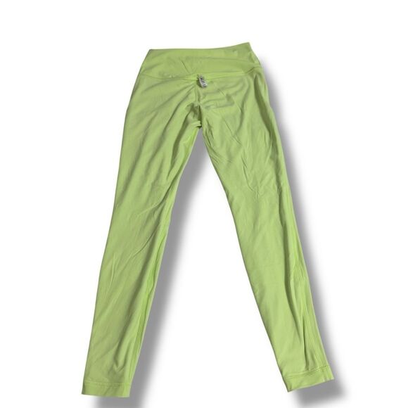 Lululemon Align High-Rise Leggings Neon Yellow Size 8 Buttery Soft Yoga Pants - Picture 3 of 8